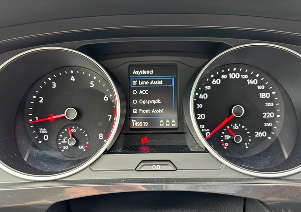 Volkswagen Tiguan cena 77500 przebieg: 149000, rok produkcji 2021 z Szczecin małe 781